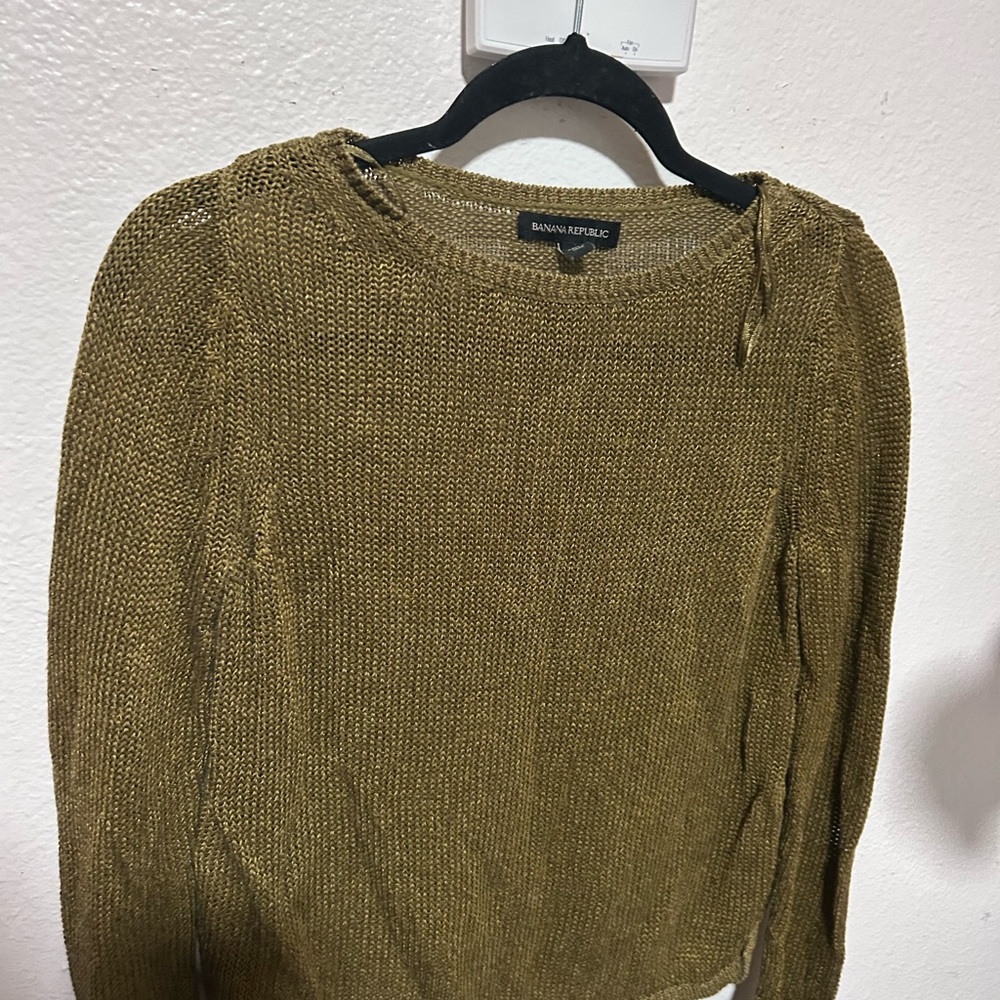 Banana Republic Khaki Women's Sweater